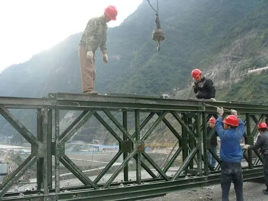 贵州贝雷桥安装施工时的注意事项