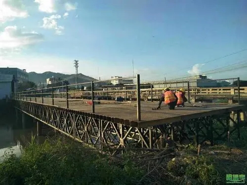 贵州钢便桥搭建注意事项